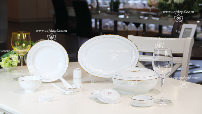 56頭中餐具--金鑲玉